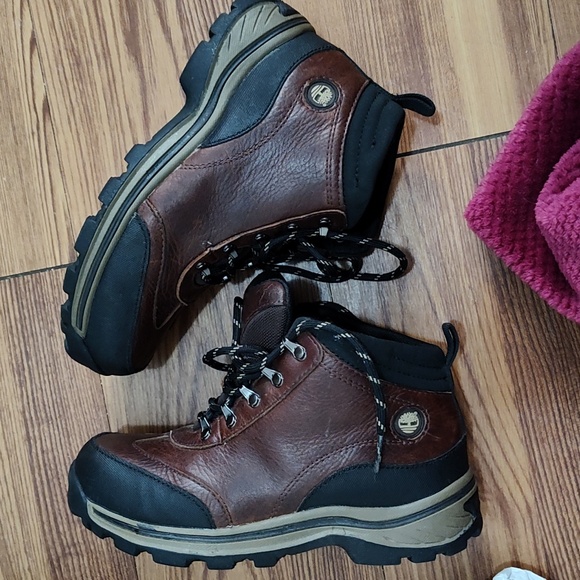 Boys Timberland boots real genuine leather - Picture 10 of 11